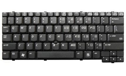 Клавиатура для ноутбука HP Compaq NC4000, NC4010 с указателем (Point Stick), Black, RU - фото 2