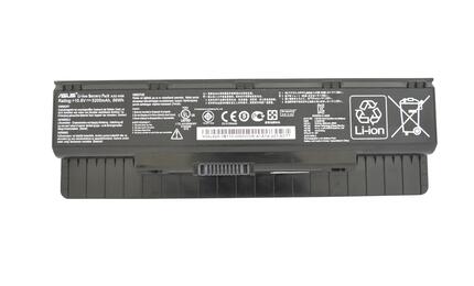 Аккумуляторная батарея для ноутбука Asus A32-N56 10.8V Black 5200mAh Orig Аккумуляторная батарея для ноутбука Asus A32-N56 10.8V Black 5200mAh Orig