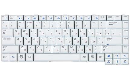 Клавиатура для ноутбука Samsung (Q310, Q308) White RU - фото 2