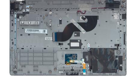 Клавиатура для ноутбука Samsung (RV420) Black, (Gray TopCase), RU - фото 3