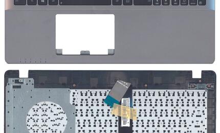 Клавиатура для ноутбука Asus (X550) Black, (Silver TopCase), RU