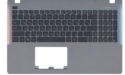 Клавиатура для ноутбука Asus (X550) Black, (Silver TopCase), RU - фото 2