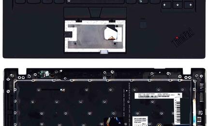 Клавиатура для ноутбука Lenovo ThinkPad X1 Carbon Gen 6 Black, (Black TopCase) RU