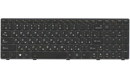 Клавиатура для ноутбука Lenovo IdeaPad (Y580) с подсветкой (Light), Black, (Black Frame), RU - фото 2