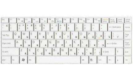 Клавиатура для ноутбука Sony Vaio (VGN-N, N250) White, RU - фото 2
