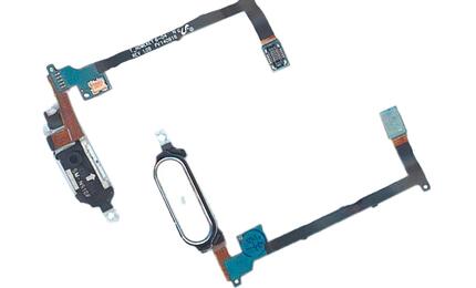 Кнопка HOME в сборе с механизмом и шлейфом для Samsung Galaxy Note 4 N910 белая