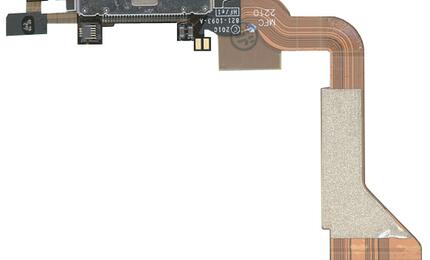 Шлейф разъема питания для смартфона Apple iPhone 4 черный