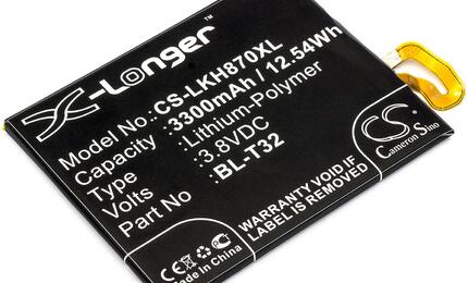 Аккумуляторная батарея для LG CS-LKH870XL AS993 3.8V Black 3300mAh 12.54Wh