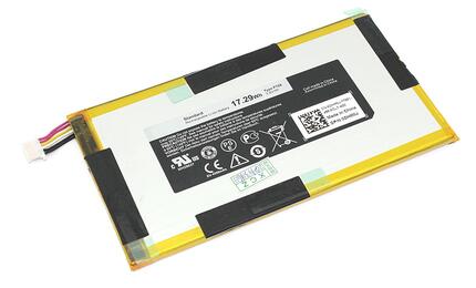 Аккумуляторная батарея для планшета Dell P708 Venue 7 3740 3.8V White 4550mAh OEM