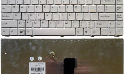 Клавиатура для ноутбука Sony Vaio (VGN-NR21Z, NR21S, NR21J) White, RU