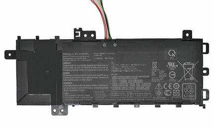 Аккумуляторная батарея для ноутбука Asus B21N1818 VivoBook X512UF 7.6V Black 4200mAh OEM тип 3