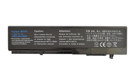 Аккумуляторная батарея для ноутбука Dell RK813 Studio 1435 11.1V Black 4400mAh OEM Аккумуляторная батарея для ноутбука Dell RK813 Studio 1435 11.1V Black 4400mAh OEM