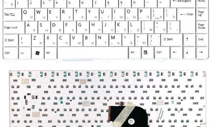 Клавиатура для Sony Vaio (VGN-C) White, RU