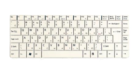 Клавиатура для Sony Vaio (VGN-C) White, RU - фото 2