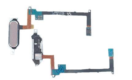 Кнопка HOME в сборе с механизмом и шлейфом для Samsung Galaxy Note 4 N910 золотая