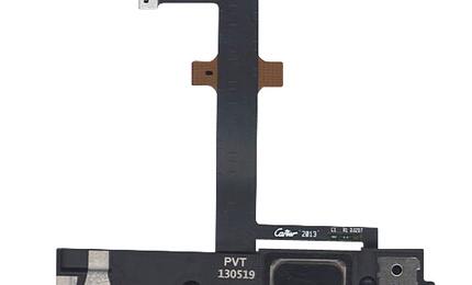 Шлейф с разъемом питания (Dock Connector), микрофоном и звонком для Lenovo K900 черный, Шлейф питан Lenovo K900 B