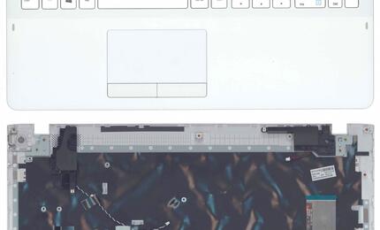 Клавиатура для ноутбука Samsung (370R4E) White, (White TopCase), RU