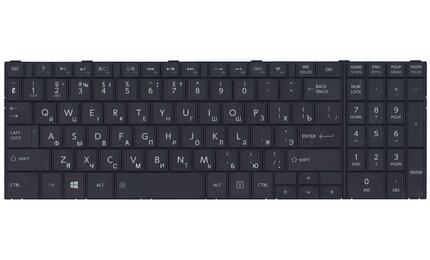 Клавиатура для ноутбука Toshiba Satellite (C50-B, C50D-B, C55-B, C55D-B, C50A-B) Black, RU - фото 2