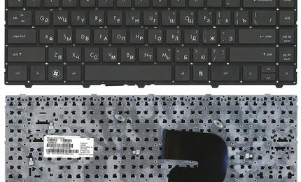 Клавиатура для ноутбука HP ProBook (4341S, 4340S) Black, (No Frame) RU