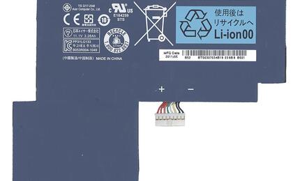 Аккумуляторная батарея для планшета Acer AP11B7H Iconia Tab W500 11.1V Black 3260mAh Orig