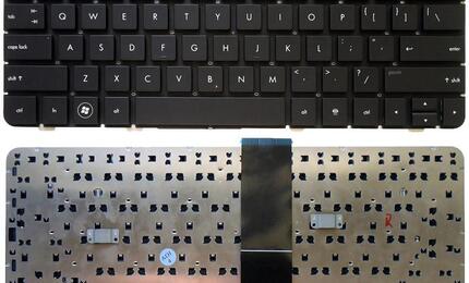 Клавиатура для ноутбука HP Pavilion (DV3-4000, DV3-4100, DV3-4200, DV3-4300) Black, (No Frame) RU