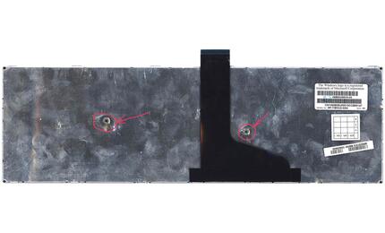 Клавиатура Toshiba Satellite (L50D-A, L70-A, S50-A, S50D-A, S70-A, S70D-A, S70T-A, S75-A, S75D-A, S75T-A) Black, (Black Frame) RU - фото 3