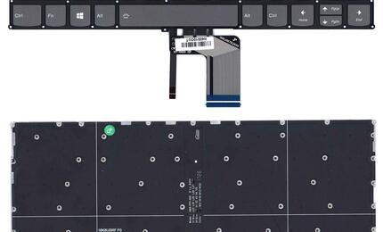 Клавиатура для ноутбука Lenovo Yoga (720-13ISK) Black с подсветкой (Light) (No Frame) RU