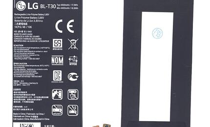 Аккумуляторная батарея для смартфона LG BL-T30 Fiesta 3.85V Black 4500mAh 17.33Wh