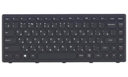 Клавиатура для ноутбука Lenovo IdeaPad (FLex 14) Black, (Black Frame), RU - фото 2