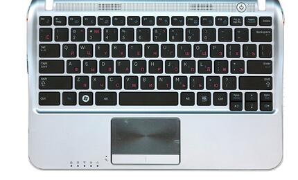 Клавиатура для ноутбука Samsung (NF310) Black, (Silver TopCase), RU