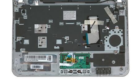 Клавиатура для ноутбука Samsung (NF310) Black, (Silver TopCase), RU - фото 2