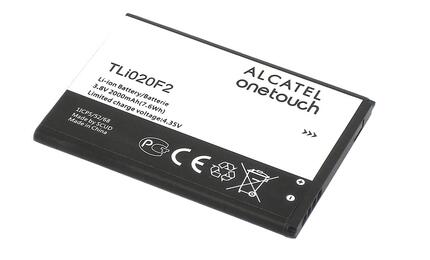 Аккумуляторная батарея для смартфона Alcatel TLi020F2 OneTouch Fierce 2 3.8V Black 2000mAh 7.6Wh
