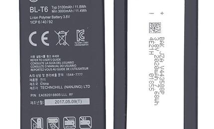 Аккумуляторная батарея для смартфона LG BL-T6 F220 Optimus GK 3.8V Black 3000mAh 11.4Wh