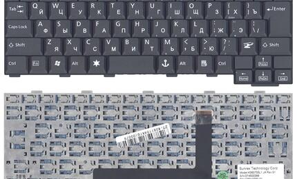 Клавиатура для ноутбука Fujitsu LifeBook (P7230) Black, RU