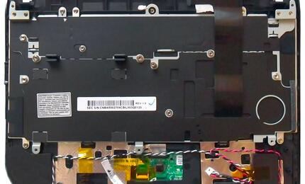 Клавиатура для ноутбука Samsung (N210) Black, (Black TopCase), RU - фото 2