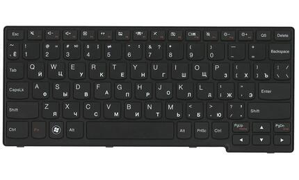 Клавиатура для ноутбука Lenovo IdeaPad (S205) Black, (Black Frame), RU - фото 2