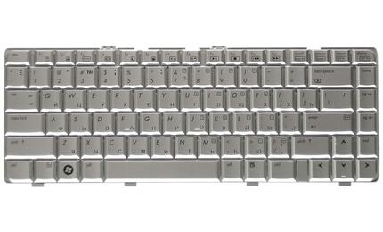 Клавиатура для ноутбука HP Pavilion (DV6000) Silver, RU - фото 2