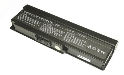 Усиленная аккумуляторная батарея для ноутбука Dell WW116 Inspiron 1420 11.1V Black 6600mAh OEM Усиленная аккумуляторная батарея для ноутбука Dell WW116 Inspiron 1420 11.1V Black 6600mAh OEM