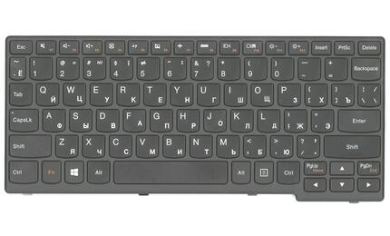 Клавиатура для ноутбука Lenovo IdeaPad Ideapad Yoga 11S, S210, S215, Flex 10 Black, (Black Frame), RU - фото 2
