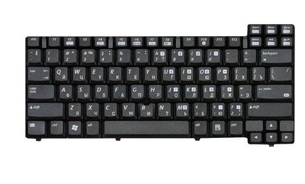 Клавиатура для ноутбука HP Compaq Evo (N600C, N610c, N620c, N610v) Black, RU - фото 2