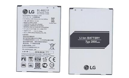 Аккумуляторная батарея для смартфона LG BL-46G1F Grace K10 2017 3.85V Silver 2700mAh 10.40Wh