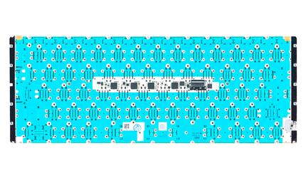 Клавиатура для ноутбука Apple MacBook 12&quot; 2016+ (A1534) Black, (Gray Frame) RU (Small Enter) - фото 3