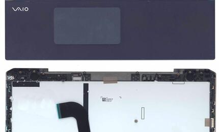 Клавиатура для ноутбука Sony Vaio (SVS15) Black с подсветкой (Light), (Black TopCase), RU