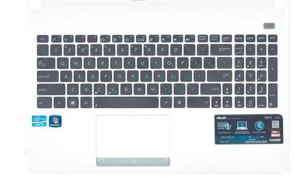 Клавиатура для ноутбука Asus X501A Black, (White TopCase), RU - фото 3