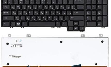 Клавиатура для ноутбука Dell Studio (1735, 1736, 1737) с подсветкой (Light) Black, RU