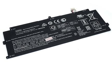 Аккумуляторная батарея для ноутбука HP AH04XL TPN-Q184 7.7V Black 5400mAh OEM