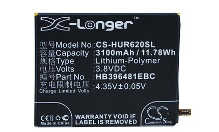 Аккумуляторная батарея для Huawei CS-HUR620SL Ascend G7 Plus 3.8V Black 3100mAh 11.78Wh