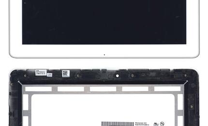 Матрица с тачскрином (модуль) для Asus Eee Pad Transformer Pad TF103CG V1 белый с рамкой
