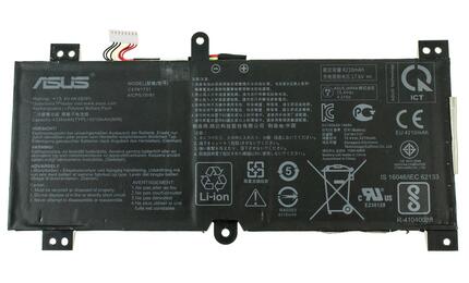 Аккумуляторная батарея для ноутбука Asus C41N1731-2 ROG Strix G512LU 15.4V Black 4335mAh Аккумуляторная батарея для ноутбука Asus C41N1731-2 ROG Strix G512LU 15.4V Black 4335mAh
