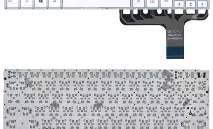 Клавиатура для ноутбука Asus ZenBook (UX305) White, (No Frame), RU